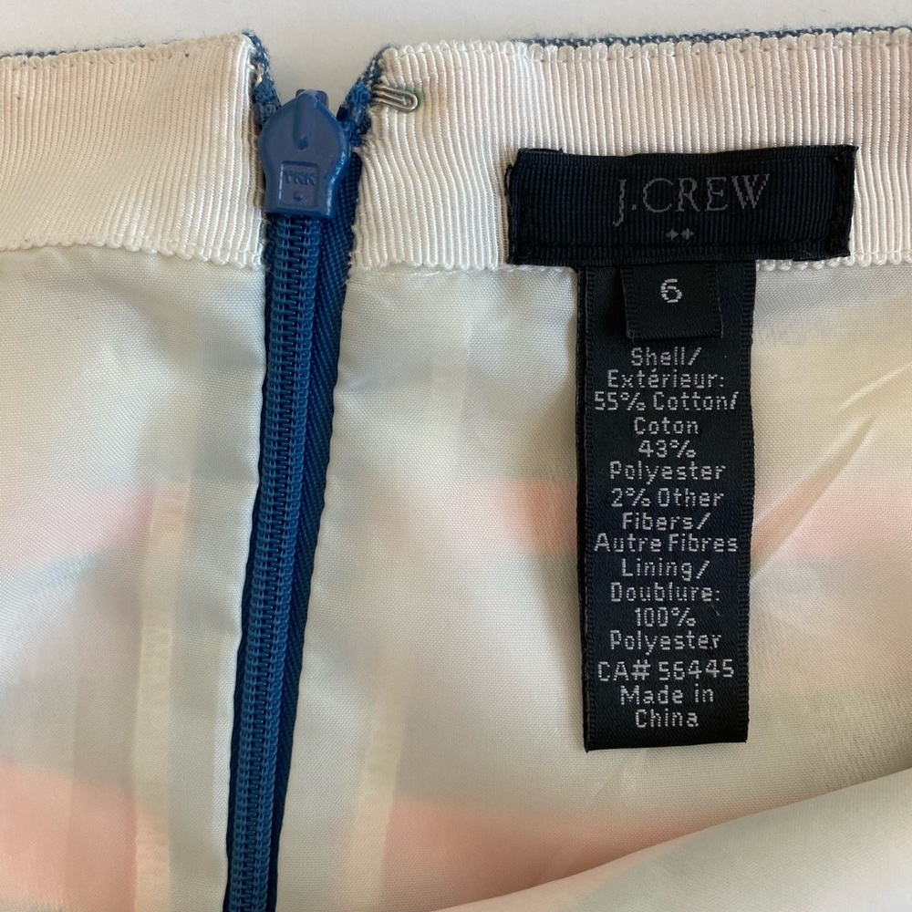 JCrew Mid Thigh Striped Skirt - Picture 5 of 6